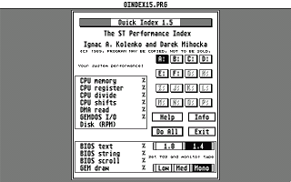Quick Index atari screenshot